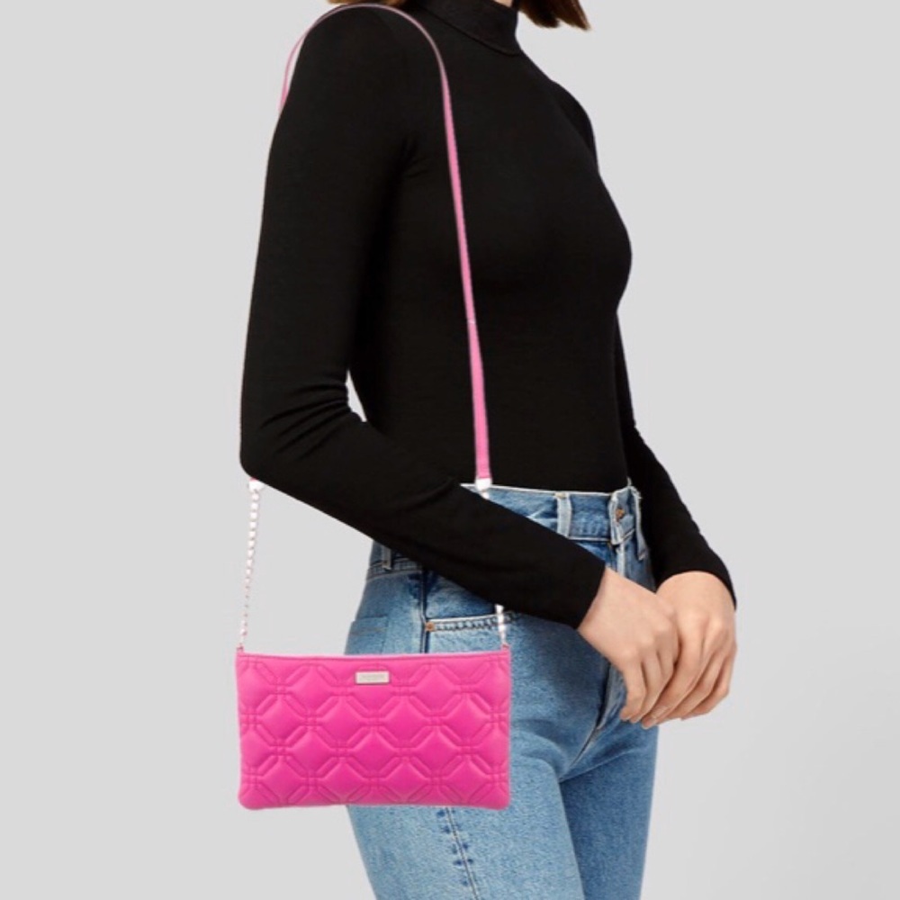 NWOT Kate Spade Hot Pink Astor Court Presley Bag